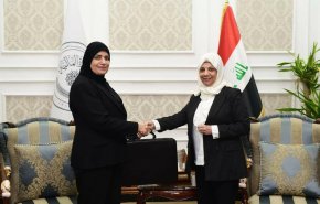 طيف سامـي تتسلم مهام عملها وزيرة للمالية العراقية