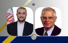 عبداللهيان يتباحث مع بوريل هاتفيا حول الغاء الحظر والتعاون بين ايران والوكالة الذرية