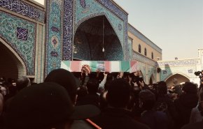 تشييع جثمان الشهيد داوود جعفري في طهران