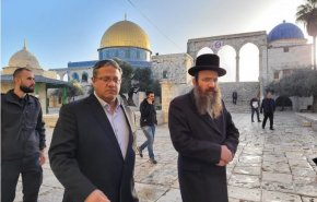 شاهد.. بن غفير يدعو الصهاينة لاقتحام المسجد الاقصى
