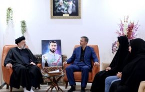 الرئيس رئيسي يزور عائلة الشهيد التعبوي آرمان علي وردي
