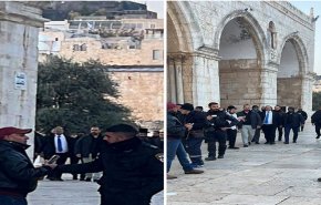 المتطرف إيتمار بن غفير يقتحم المسجد الأقصى + فيديو 