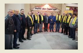 اقامة نصب تذكاري لسيد شهداء محور المقاومة اللواء سليماني في شرق لبنان
