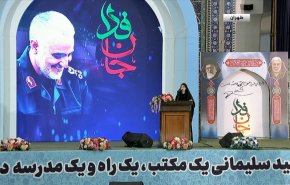 زينب سليماني: قبل ثلاث سنوات تحقق للحاج قاسم حلمه + فيديو