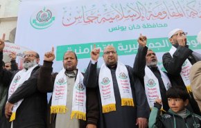 وقفة جماهيرية لحماس في 'خانيونس' نصرةً للقدس والضفة