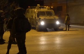 شاهد.. آليات عسكرية إسرائيلية تقتحم نابلس