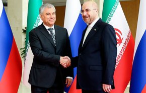 قالیباف یستقبل رسميا رئيس مجلس الدوما الروسي