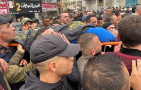تشييع جثمان الشهيد السعدي في جنين + صور