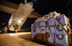 رابع طائرة مساعدات إيرانية تهبط في مطار حلب

