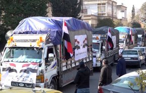 انطلاق قافلة مساعدات ثالثة مقدمة من الشعب اليمني الى متضرري زلزال سوريا