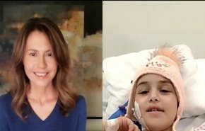 اتصال مؤثر بين أسماء الأسد والطفلة شام ضحية الزلزال من مشفى بابوظبي