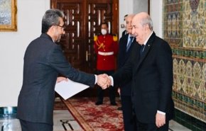السفير الايراني الجديد لدى الجزائر يقدم اوراق اعتماده للرئيس تبون
