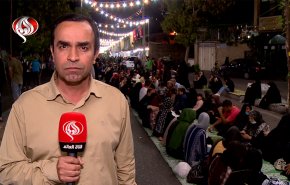 الجالية العراقية تستضيف الايرانيين علی مائدة بطول1000متر