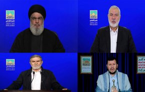 شاهد.. قادة محور المقاومة يدعون للمشاركة بمسيرات يوم القدس 