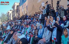بدء فعالية (الضفة درع القدس) في مخيم اليرموك بدمشق