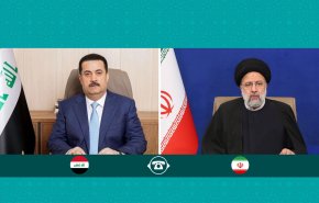 رئيسي يتلقى التهنئة من رئيس الوزراء العراقي لمناسبة عيد الفطر
