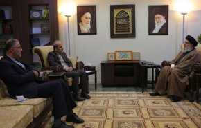 السيد نصر الله يستقبل رئيس مؤسسة إذاعة وتلفزيون إيران 'بيمان جبلّي'