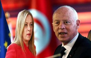 فيديو.. تظاهرات في تونس رفضا لزيارة رئيسة الحكومة الإيطالية
