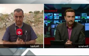 شاهد.. اصابة مصور قناة العالم في مواجهات اهالي كفرشوبا مع الاحتلال