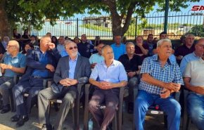 وفد فلسطيني يتضامن مع أبناء الجولان ضد اعتداءات الاحتلال 