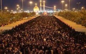 حضور صدها هزار نفر در کربلای معلا در روز عرفه +فیلم