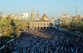 تصاویری از اقامه نماز عید قربان در بین الحرمین
