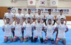 ميدالية فضية لايران في بطولة آسيا بلعبة الكبادي