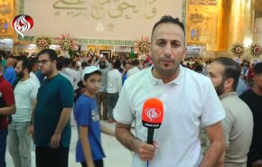 شاهد.. أجواء مرقد أميرالمؤمنين في ليلة عيد الغدير 
