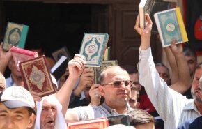 وقفه احتجاجيه في بلدتي نبل والزهراء شمالي سوريا تنديدا على حرق القران بالسويد