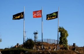 رفع الرايات الحسينية في بلدة يارون جنوبي لبنان 