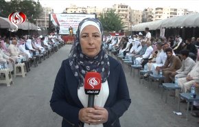 وقفة للعشائر السورية ضد الاحتلالين الترکي والاميرکي وقسد 
