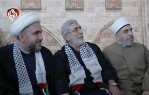 قائد فيلق القدس في موكب نداء الاقصى في طريق كربلاء المقدسة  + فيديو