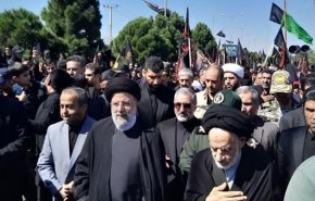 رئيس الجمهورية يشارك في مسيرة الاربعين في مدينة بيرجند