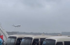 شاهد/الطائرة الصينية الخاصة التي نقلت الرئيس السوري الى خانجو 