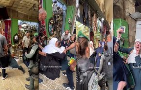 شاهد..  لحظة اعتقال المرابطتين المقدسيتين هنادي الحلواني وعايدة الصيداوي