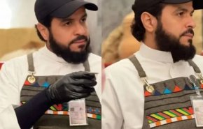 شاهد/أمير سعودي يعمل طاهيا في مطعم!