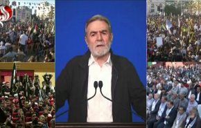 زياد النخالة: جئنا اليوم للتأكيد على خيارنا بالحرية وطرد العدو الصهيوني