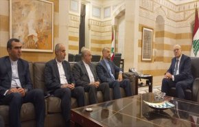 وزير الخارجية الإيراني يلتقي رئيس الوزراء اللبناني في بيروت