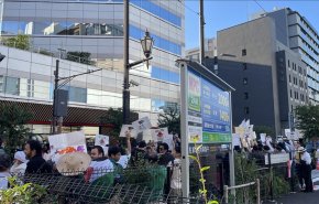 مسلمو اليابان ينظمون تظاهرات نصرة لغزة في طوكيو