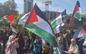طهران.. مسيرات لامهات واطفال, دعما لاطفال فلسطين 