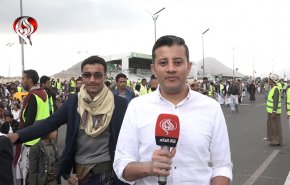 شاهد.. مظاهرات غاضبة في صنعاء تعلن جهوزيتها لنصرة غزة