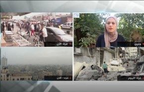 مراسلة العالم تسرد احداثاً مؤلمة.. مئة طائرة حربية قصفت مواقع بغزة