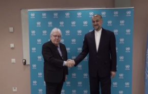 أميرعبداللهيان في جنيف لوقف نزيف الدم في غزة +فيديو