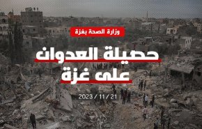 حصيلة العدوان على غزة