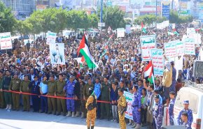 تظاهرات حاشدة في تعز اليمنية: لستم وحدكم كلنا غزة كلنا الجهاد والقسام
