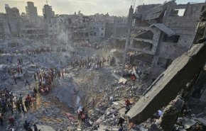 قتل و عام فلسطینیان اردوگاه جبالیا با بمب های 900 کیلویی