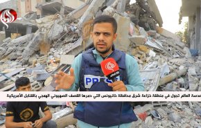 جولة في منطقة خزاعة التي دمرها القصف الاسرائيلي الهمجي