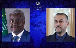 أمير عبد اللهيان يثني على مواقف رئيس مفوضية الاتحاد الافريقي