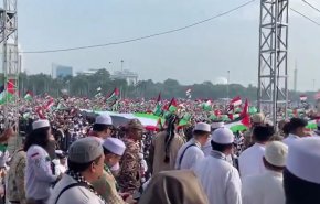 بالفيديو..مسيرات حاشدة في جاكرتا تضامنا مع الشعب الفلسطيني