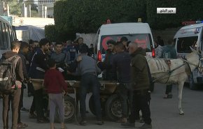 فيديو خاص: عربات تجرها البهائم لنقل الجرحى في القطاع